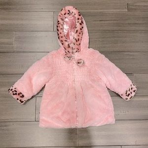 Pink Cozy Girls Coat Size 2T